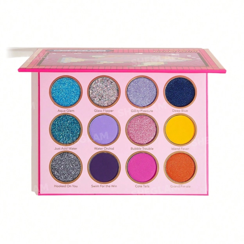 Sheglam Fin Within Eyeshadow Palette NIB Sealed 12 Bright Shimmery Shades - Picture 7 of 9